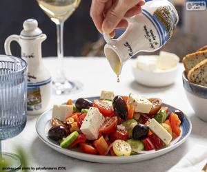 yapboz Yunan salatası